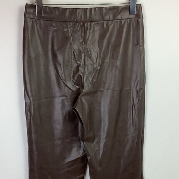 TEN by BABATON ARITZIA UPSTAGE VEGAN BROWN PANTS L - Picture 9 of 13